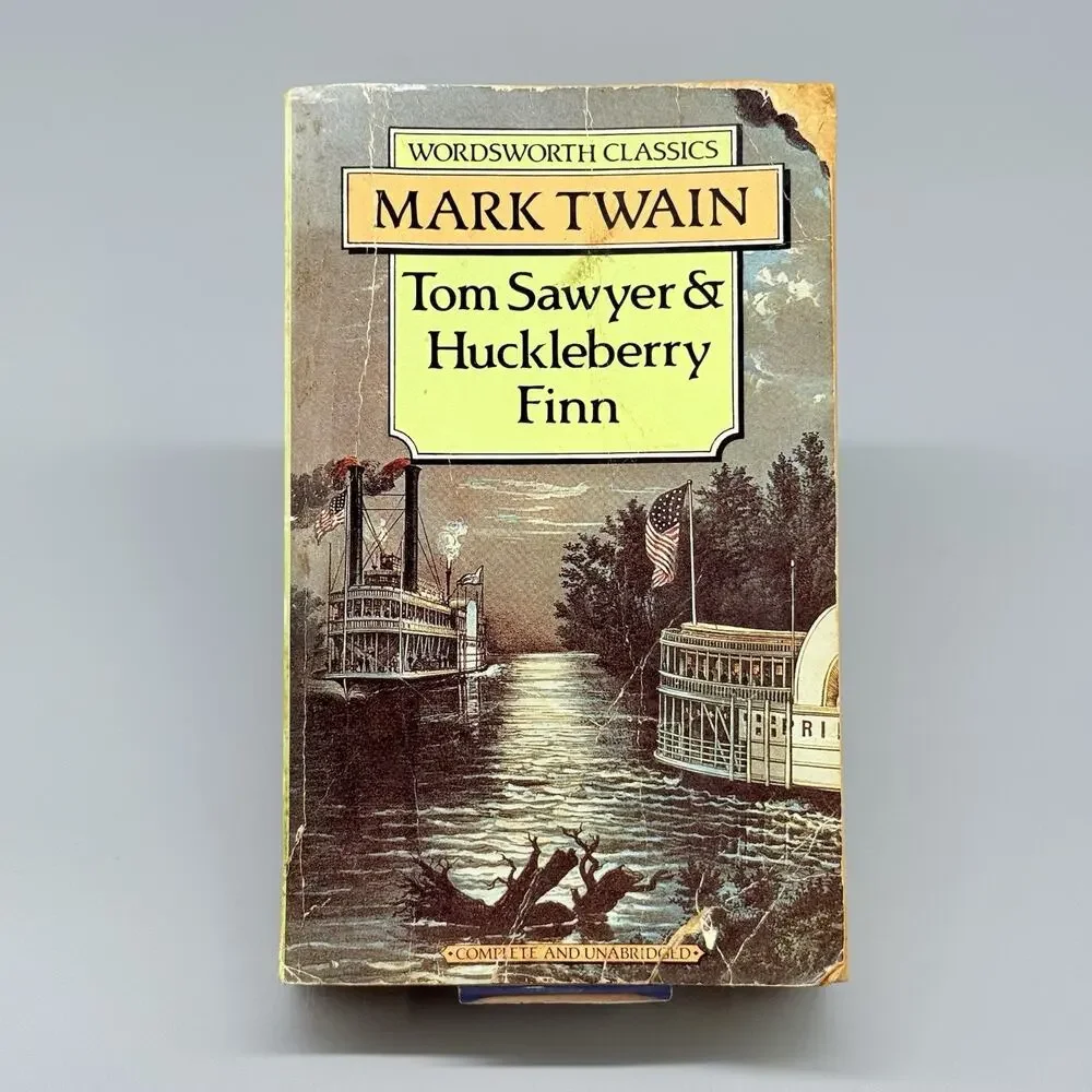 Tom Sawyer & Huckleberry Finn by Mark Twain Wordsworth Classics 1992 Paperback